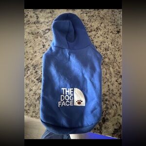 Blue Dog Hoodie - small